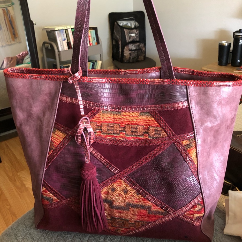 STEVEN by Steve Madden tribal tote